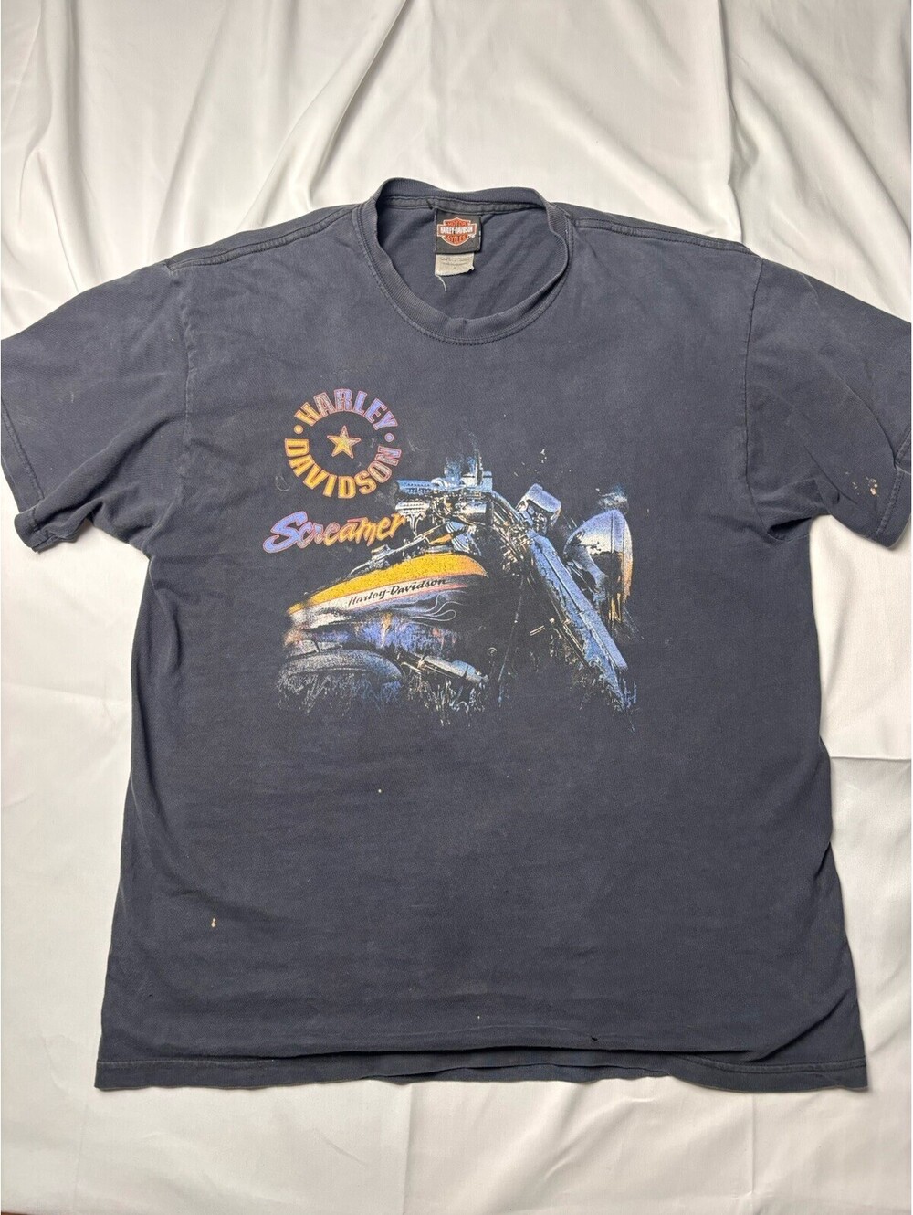 Harley Davidson Screamer Myrtle Beach SC Graphic T-Shirt - F